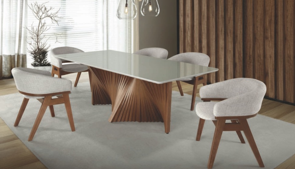 Mesa de jantar alto padrão